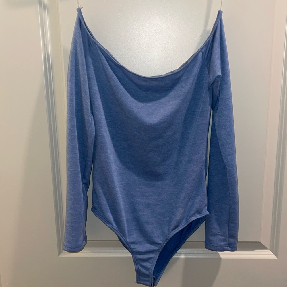 light blue bodysuit